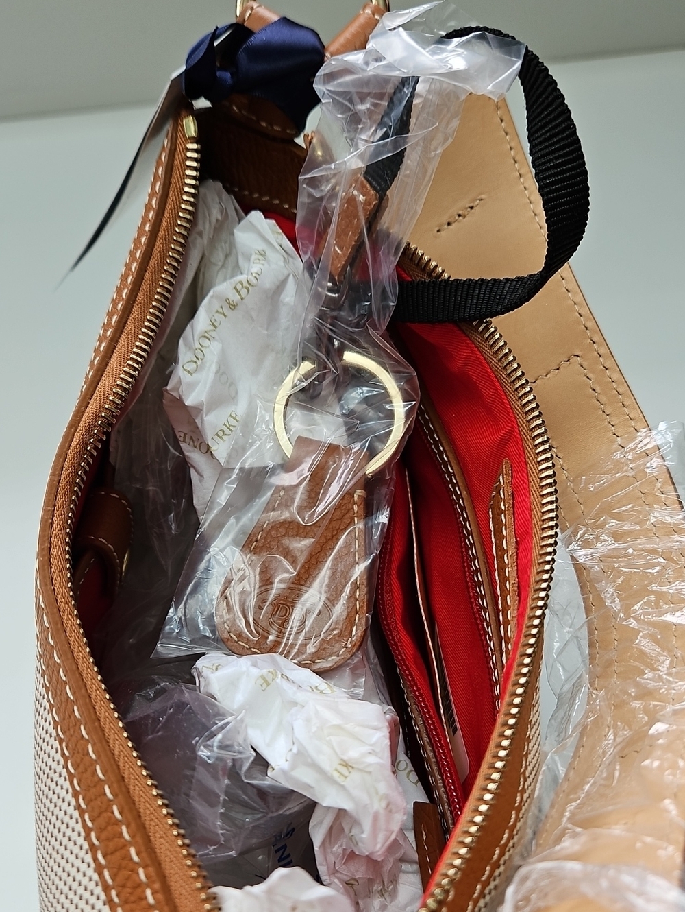 Dooney & Bourke Desert Canvas Hobo  Bag - NWT - Picture 12 of 16